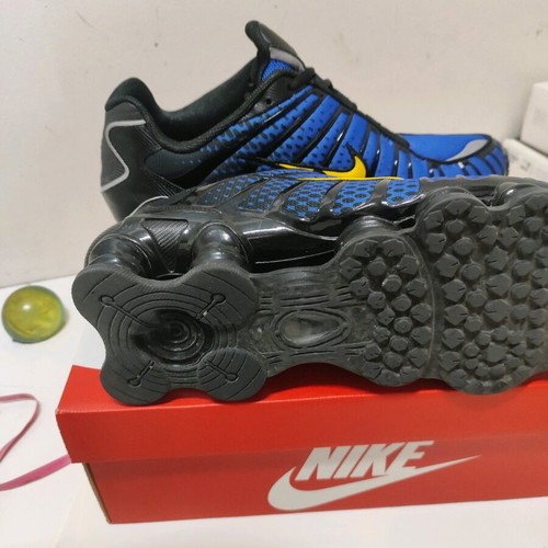 Nike Shox TL like new, size 45, blue and yellow