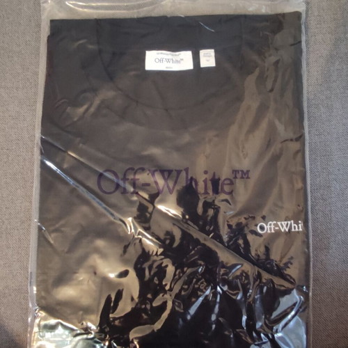 Off White black t-shirt size XL with logo and arrow design