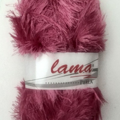 Lama Perla knitting yarn new, 18 furry threads, 100% polyester