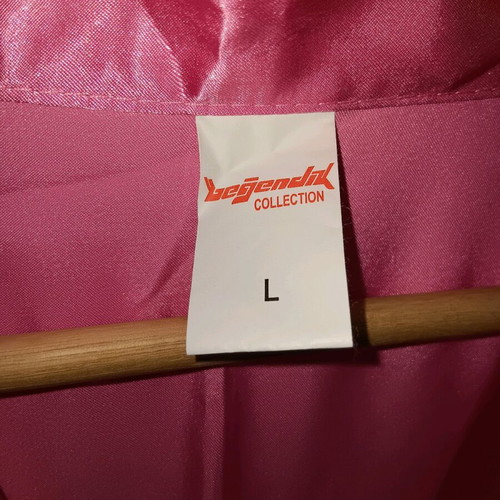 Women's satin pajama set size L pink like new