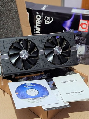 Κάρτα βίντεο AMD SAPPHIRE NITRO+ Radeon RX 580 8GB GDDR5 σαν καινούργια