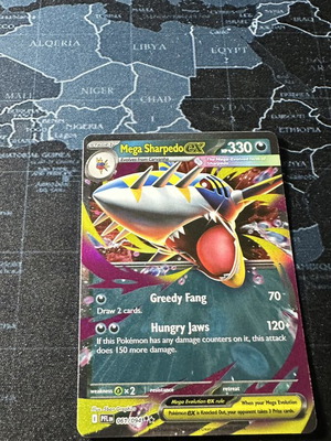 Mega Sharpedo ex and Mega Heracross ex Phantasmal Flames cards new