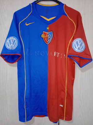 Fc Basel football jersey used Nike size small
