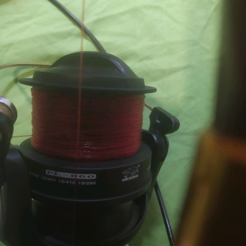 Panther fishing rod with Okuma PL 860 reel used