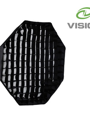Visico Octagon Softbox με grid 95cm καινούργιο με Bowens mount