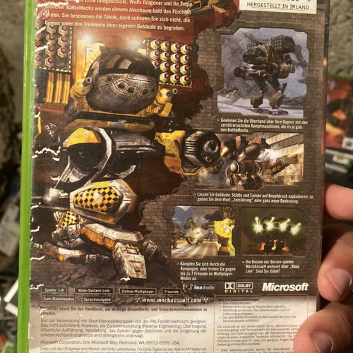 Mechassault Xbox game