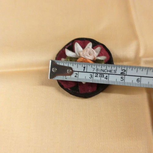 Floral lapel pin handmade