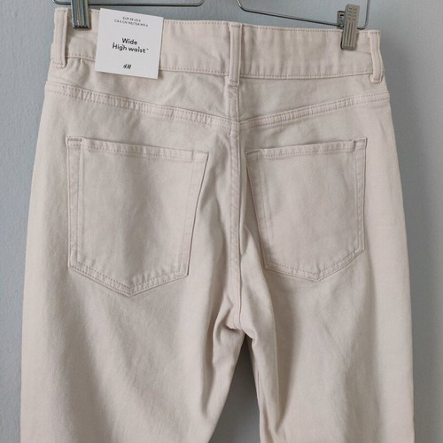 Flare jeans μπεζ H&M καινούργιο μέγεθος M 38 10