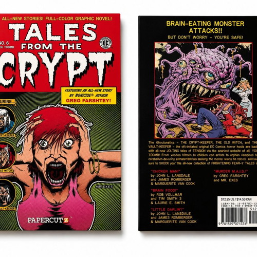 Tales from the Crypt Papercutz hardcover graphic novels like new, set of 8