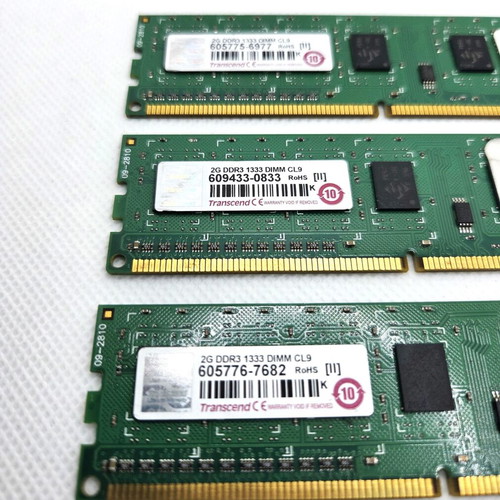 Transcend 2GB DDR3 Desktop RAM 1333MHz DIMM CL9 σαν καινούργιο