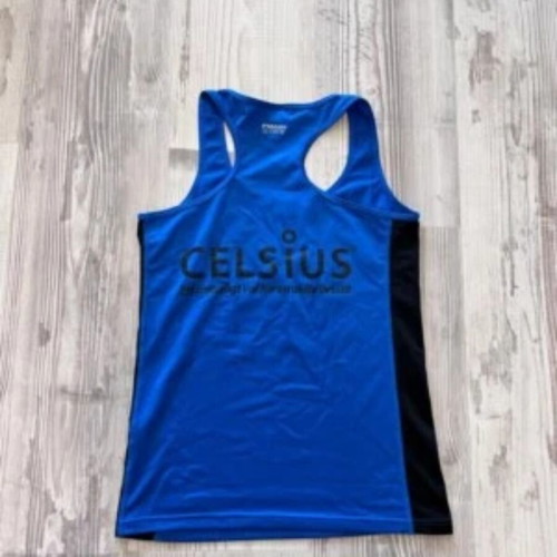 Freddy Diwo Tank Top Activewear Gym Celsius Size Medium Blue Like New
