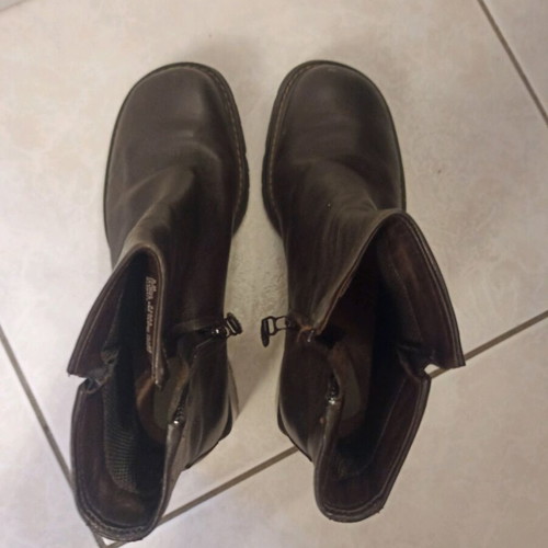 Timberland ankle boots used, brown leather, size 37