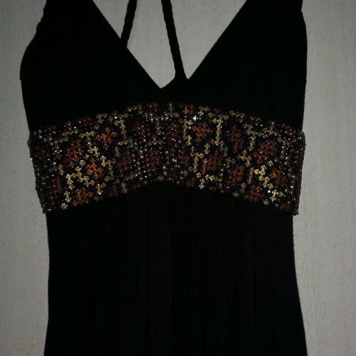 Sky dress used, black, sexy evening, size S