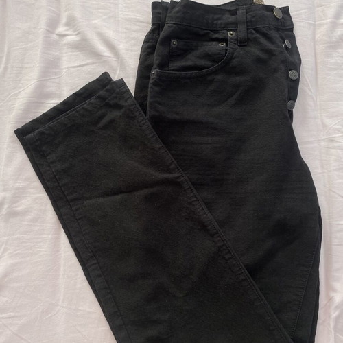Harley Davidson women's straight black pants like new, size 29