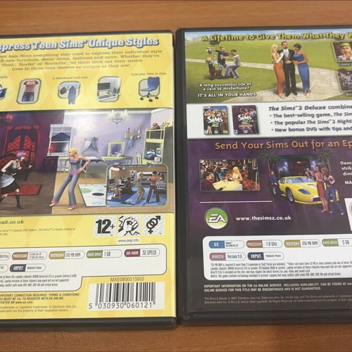 The Sims 2 Deluxe Gift Edition PC DVD-ROM like new