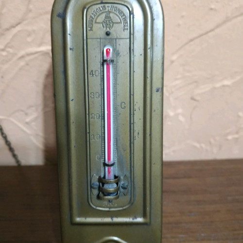 Room thermometer used, very old, made in America