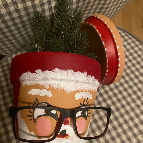 Santa Claus Flowerpot New Christmas Decoration