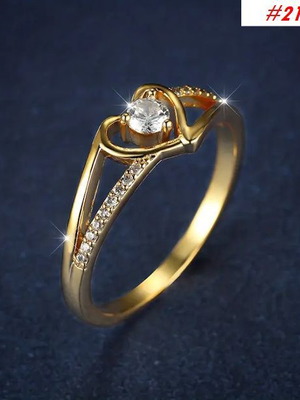 Ring size 7 golden copper new