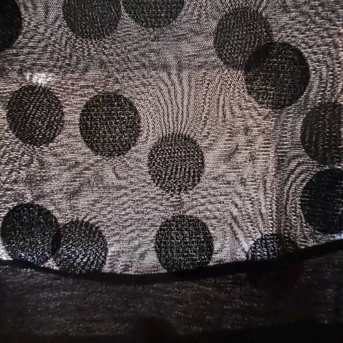 Long-sleeve blouse like new with transparent sleeves size M