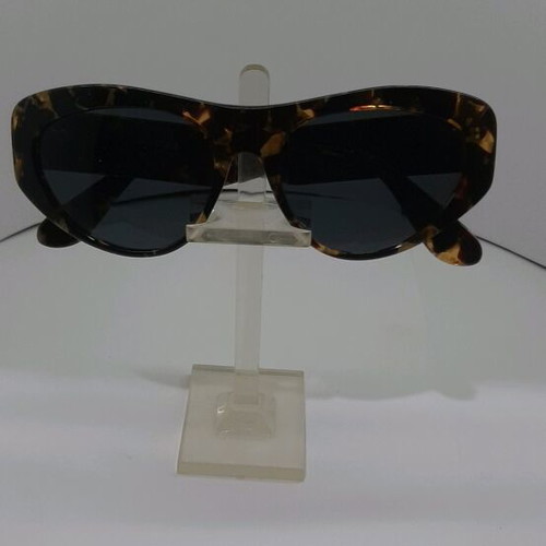 Sunglasses uv400 with black and brown tortoise frame handmade, like new