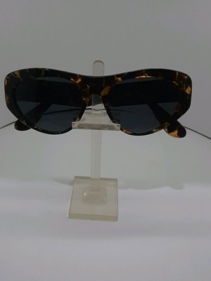 Sunglasses uv400 with black and brown tortoise frame handmade, like new