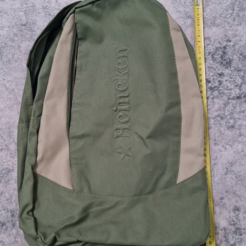 Heineken collectible backpack like new khaki