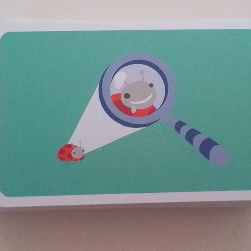 Children's educational cards used, pack of 55