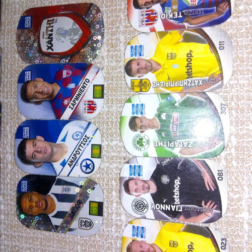 Super League metal tags collection 18 pieces 2017-2021 like new