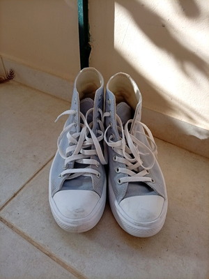 All Star double-layered women's Converse shoes like new, purple, size 39