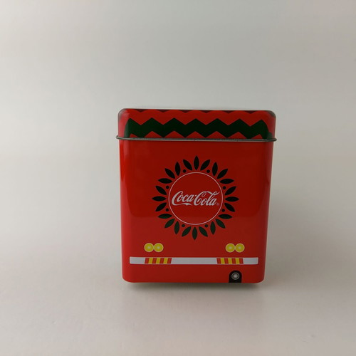 Metal Coca Cola Christmas Truck Box used