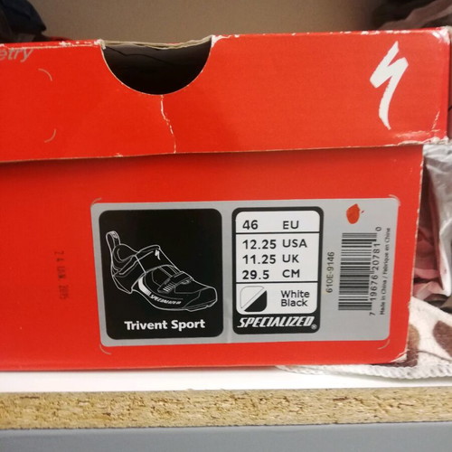 Specialized cycling shoe used, size 46