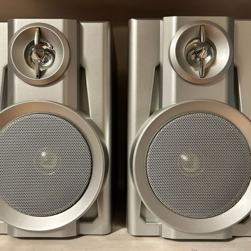 Sharp CP-UR5H speakers used, 2x 10 watt rated power