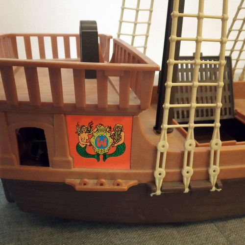 Playmobil 3550 Pirate Ship used with missing parts