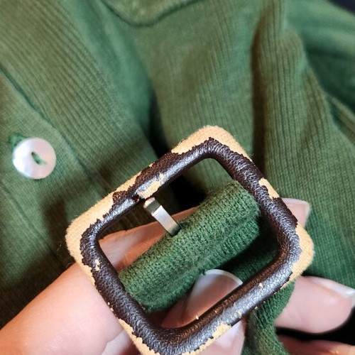 Mango cardigan used, green, size S