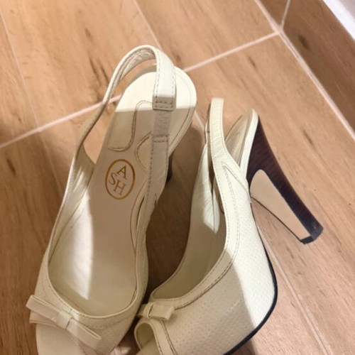 Ash leather sandals used, size 38, white