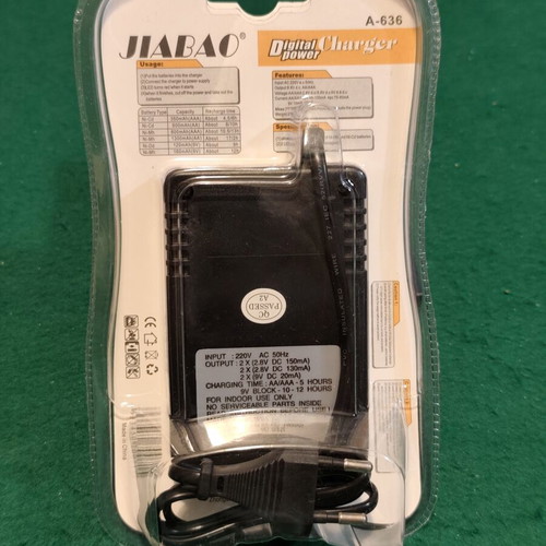 Jiabao Digital Power A-636 Battery Charger (AA/AAA/9V)