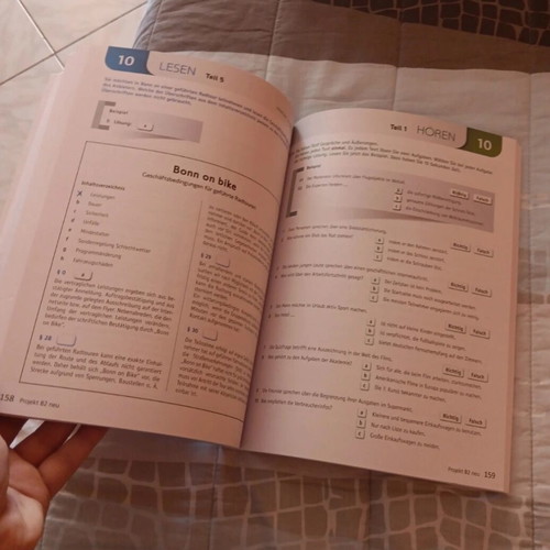 Projekt B2 neu German learning book like new