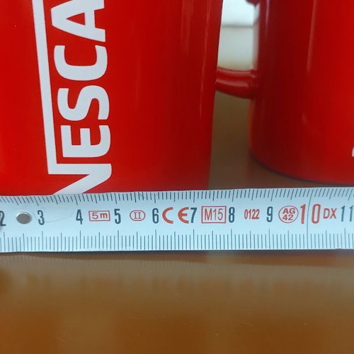 Nescafé Red Mug set of 4 ceramic coffee cups
