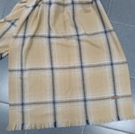 Checked pashmina like new, beige