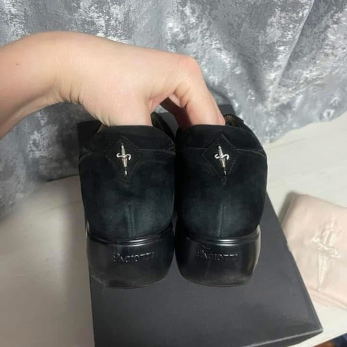 4US Cesare Paciotti suede sports sneakers with Swarovski stones used, size 39
