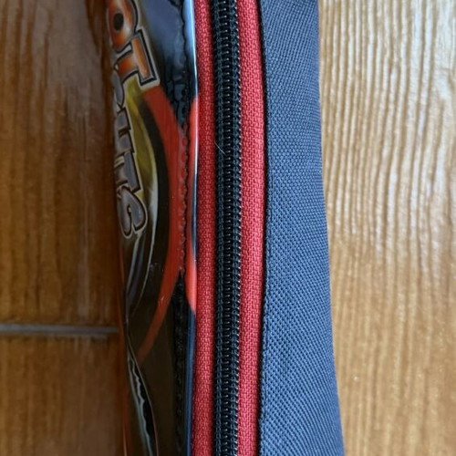 School Pencil Case Barrel with Racing Car Design Hot Nights, lightly used