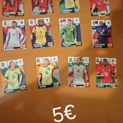 Panini cards like new