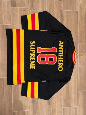 Supreme Antihero Ozzy Hockey Jersey σαν καινούργιο, μέγεθος M, μαύρο