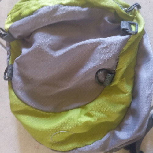 Backpack Kober used, top flap detached needs sewing