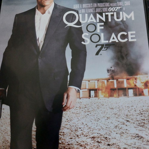 Quantum of Solace DVD used, action adventure with subtitles
