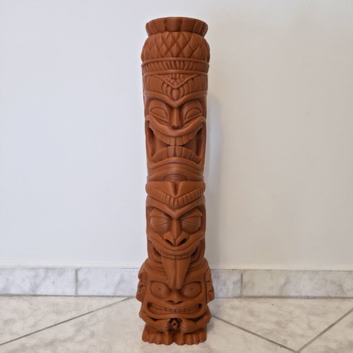 Tiki Totem 3D printed, like new, diameter ~12cm height 50cm