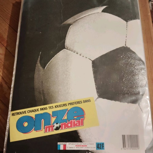 Football 1995 used, French league with collectible cards