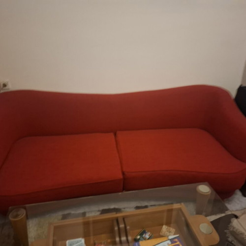 Sofa set like new, two pieces with cushions and two coffee tables