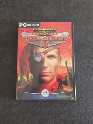 Red Alert 2 PC game used, Greek edition, 2 CDs with manual