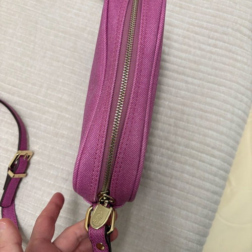 USPS Polo crossbody bag 24.5 x 19 x 7 pink like new